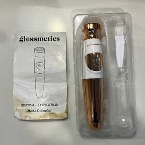 Glossmetics Hair Removal Device in Gold and White